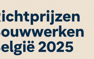 Richtprijzen Bouwwerken België 2025