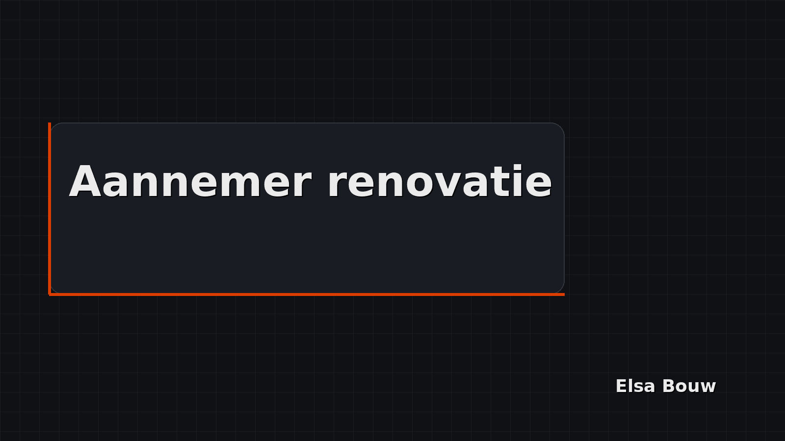 Aannemer renovatie bespreekt plannen met klant